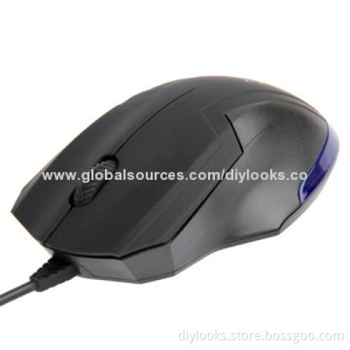 Cold Ice War Wolf 1000/1600 DPI USB Optical Competitive Game Mouse